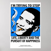 Barack Obama Politiek Satire Poster (Voorkant)