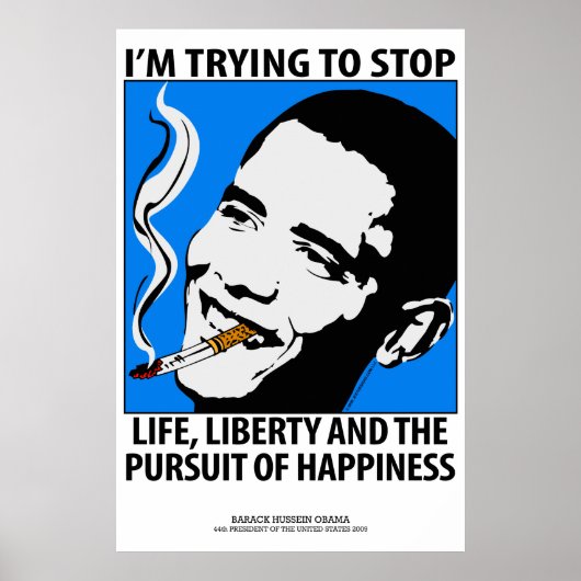 Barack Obama Politiek Satire Poster (Voorkant)