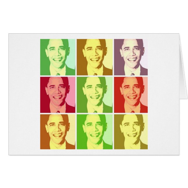 Barack Obama Pop Art (Voorkant Horizontaal)
