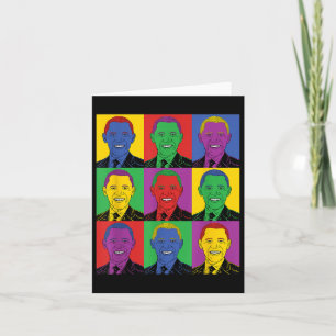 Barack Obama Pop Art - geschiedenis T-shirt Kaart
