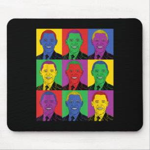 Barack Obama Pop Art - geschiedenis T-shirt Muismat