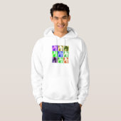 Barack Obama Pop Art Hoodie (Voorkant volledig)