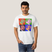 Barack Obama Pop Art T Shirt (Voorkant volledig)