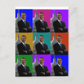 Barack Obama POPART . T-shirts en cadeautjes Briefkaart (Voorkant)