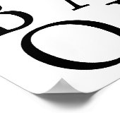 Barack Obama Portrait Poster (Hoek)