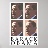 Barack Obama Portrait Poster (Voorkant)