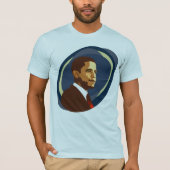 Barack Obama Portrait T-Shirt (Voorkant)