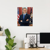 Barack Obama portret Poster (Thuiskantoor)