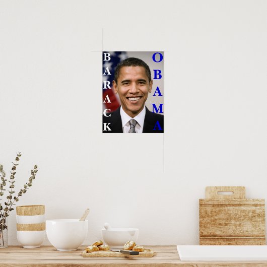 BARACK OBAMA POSTER (Keuken)