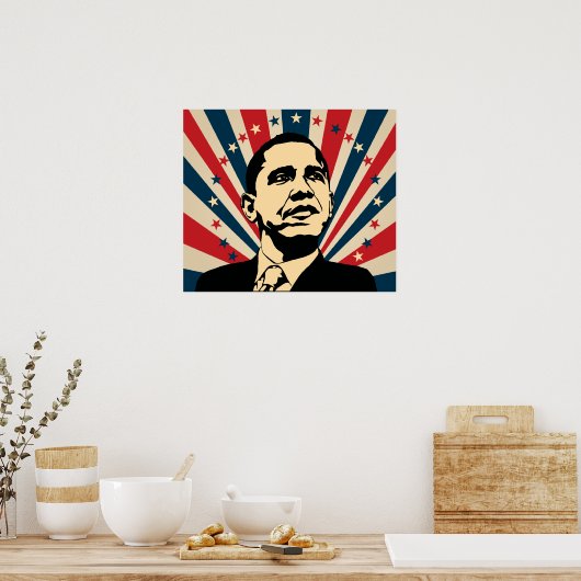 Barack Obama Poster (Keuken)