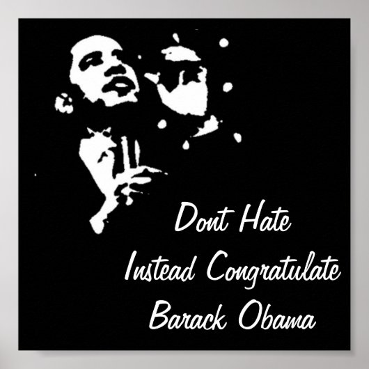 Barack Obama Poster (Voorkant)