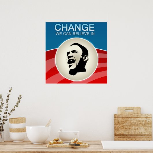 Barack Obama Poster (Keuken)