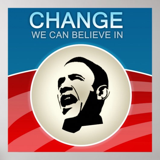 Barack Obama Poster (Voorkant)