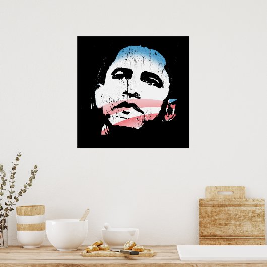 Barack Obama Poster (Keuken)