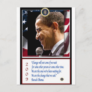 Barack Obama Poster Briefkaart
