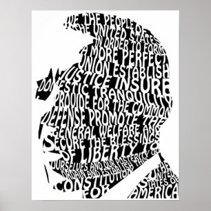 Barack Obama Preamble Poster