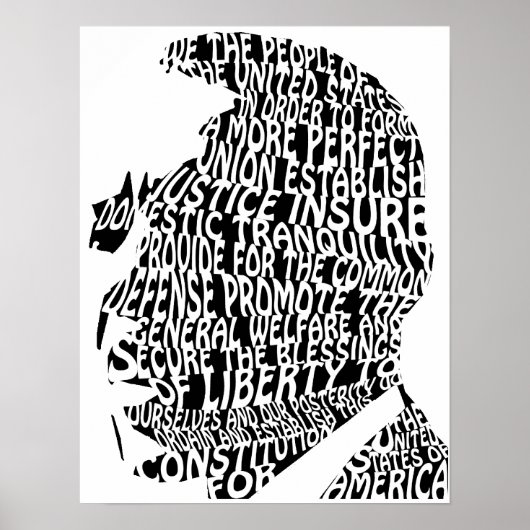 Barack Obama Preamble Poster (Voorkant)