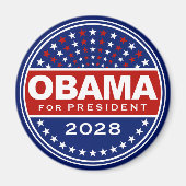 Barack Obama President 2028 Magneet (Voorkant)