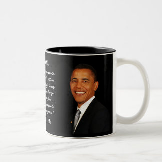 Barack Obama President Dag 2009 Tweekleurige Koffiemok