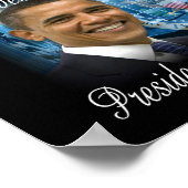 Barack Obama President van de Verenigde Staten Poster (Hoek)