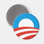 barack obama president vs logo verkiezingen 2012 magneet (Voorkant / Achterkant)