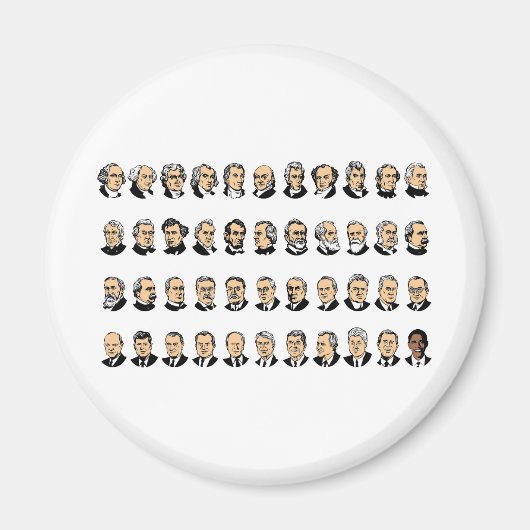 Barack Obama - Presidenten van de verenigde staten Magneet (Voorkant)