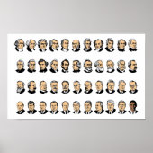 Barack Obama - Presidenten van de verenigde staten Poster (Voorkant)