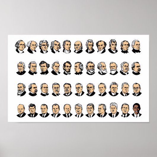 Barack Obama - Presidenten van de verenigde staten Poster (Voorkant)