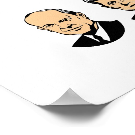 Barack Obama - Presidenten van de verenigde staten Poster (Hoek)