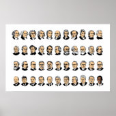 Barack Obama - Presidenten van de verenigde staten Poster (Voorkant)