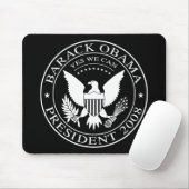 Barack Obama Presidential Seal 2008 Mousepad Muismat (Met muis)