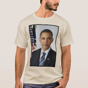 Barack Obama Presidentieel Portret T-Shirt