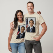 Barack Obama Presidentieel Portret T-Shirt (Unisex)
