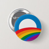 Barack Obama Pride Knop - Ronde Button 5,7 Cm (Voorkant /achterkant)