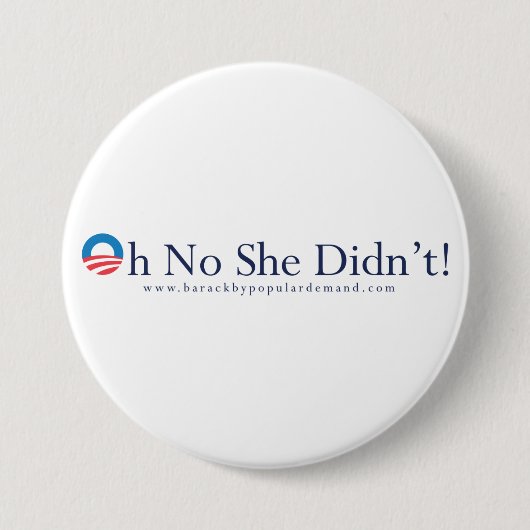 Barack Obama Primary Button (Voorkant)