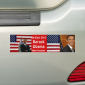 BARACK OBAMA-Re-Elect_ Bumpersticker (Op auto)