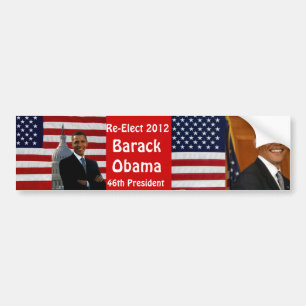 BARACK OBAMA-Re-Elect_ Bumpersticker