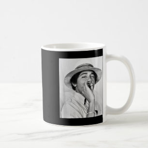 Barack Obama retro  jonge Obama roken in Koffiemok