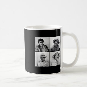 Barack Obama retro  jonge Obama roken in Koffiemok