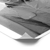 Barack Obama retro jonge Obama roken in Poster (Hoek)