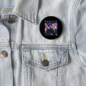 Barack Obama Retro Stijl Ronde Button 5,7 Cm (In situ)