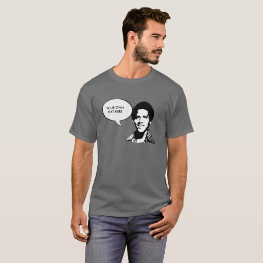 Barack Obama retro T-shirt (Voorkant volledig)