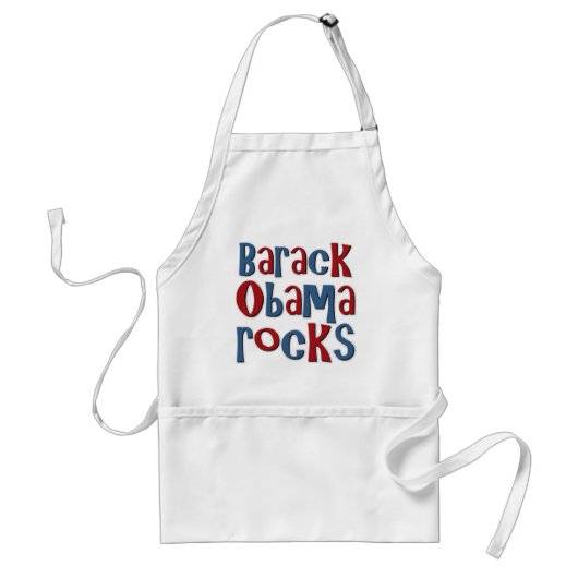 Barack Obama Rocks Standaard Schort (Voorkant)