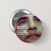 Barack Obama Ronde Button 5,7 Cm (Voorkant /achterkant)