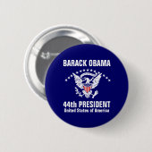 Barack Obama Ronde Button 5,7 Cm (Voorkant /achterkant)