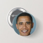 Barack Obama Ronde Button 5,7 Cm (Voorkant /achterkant)