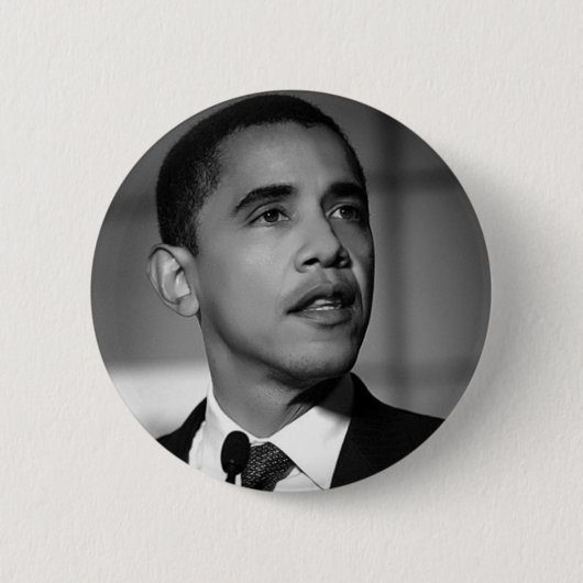 barack obama ronde button 5,7 cm (Voorkant)