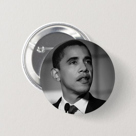 barack obama ronde button 5,7 cm (Voorkant /achterkant)