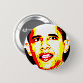Barack Obama Ronde Button 5,7 Cm (Voorkant /achterkant)