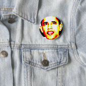 Barack Obama Ronde Button 5,7 Cm (In situ)